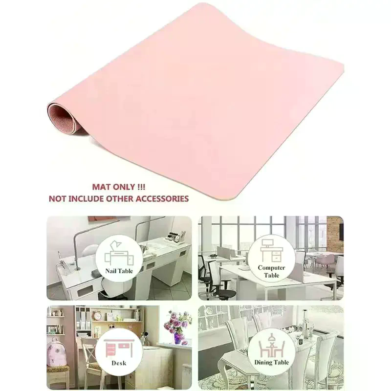 Leather Desk Pad - Alas Meja Lipat untuk Seni Kuku