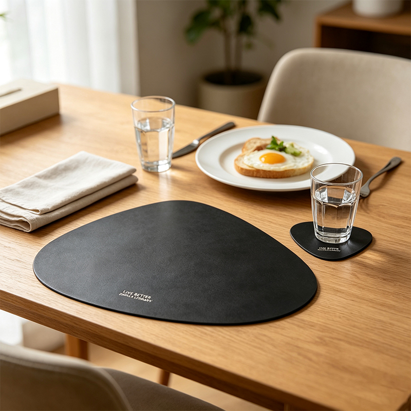 2/4/8/12 buah alas meja makan  - Leather Desk Pad ulasan dan harga