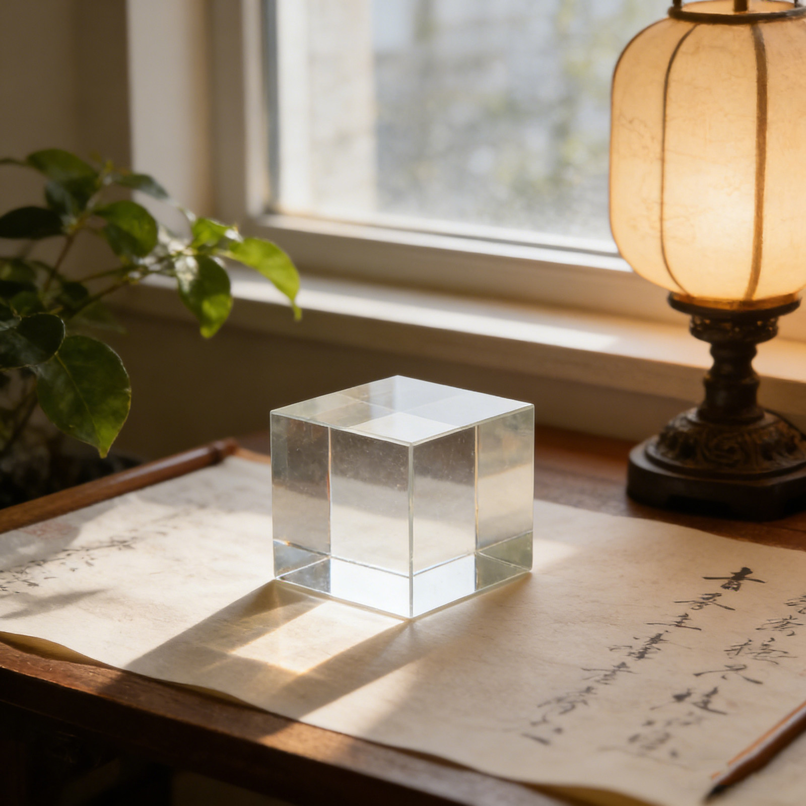 Pemberat Kertas Kristal Bening - Paper Weight Crystal ulasan dan harga