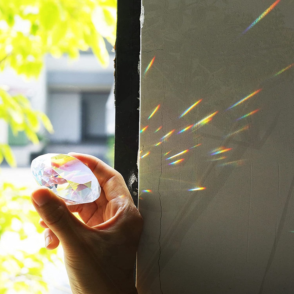 AB46-2PCS 50 Mm/ 2 Inch AB War - Paper Weight Crystal ulasan dan harga