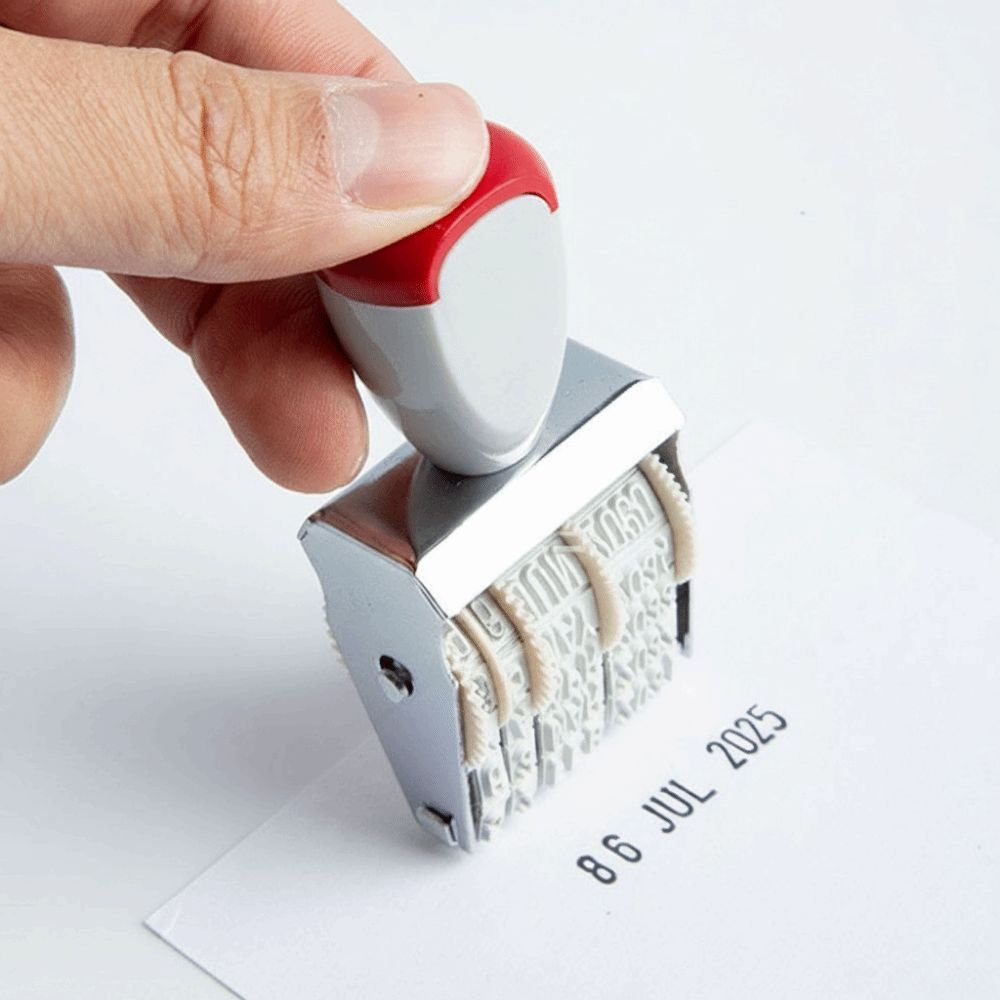 Stempel Tanggal Digital Prakti - Rubber Date Stamp ulasan dan harga