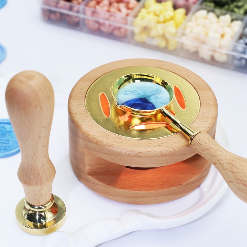 Kit Tungku Lilin Segel, Kompor - Wax Seal Stamp Set ulasan dan harga