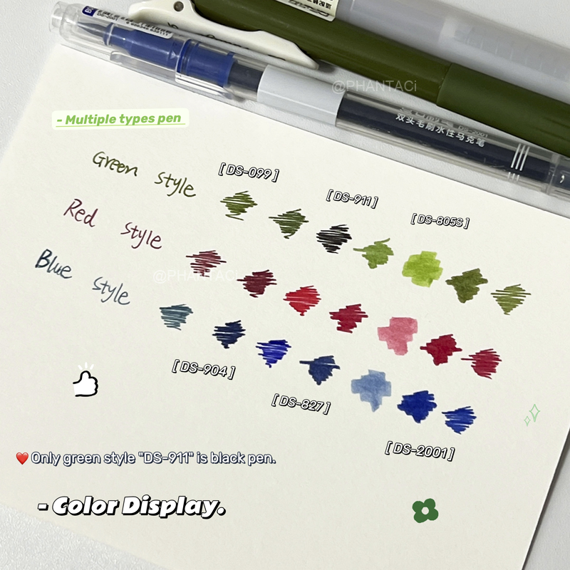6 Buah Pena Kaligrafi Berwarna - Pentel Pen Energel ulasan dan harga